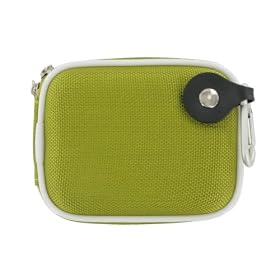 rooCASE Med Nylon Hard Shell (Green) Case for Fujifilm FinePix XP10 12 MP Waterproof Digital Camera Green