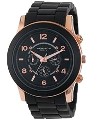 Akribos XXIV Womens AK583BKR Ultimate Quartz Multi-Function Bracelet Watch