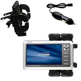 Cowon iAudio A2 Car Vent Holder with Car Charger - Uses Gomadic TipExchange