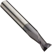 Niagara Cutter C230M Carbide Square Nose End Mills, Metric, AlTiN Finish, Roughing and Finishing Cut, 30 Degree Helix, For Use With All Materials