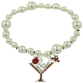 Martini Charm Dangle Bracelets Collection by Pugster