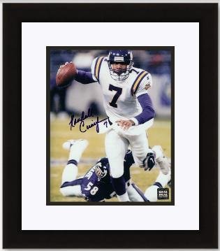 Randall Cunningham Autographed Minnesota Vikings 8x10 Photo - Custom Framed