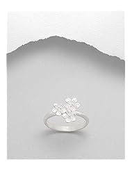 Flower Ring In Sterling Silver