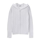 Girls' Cherokee Cable Knit Hoodie - White