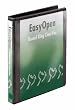 Cardinal Easy Open Clearvue Locking Round Ring Binder, 1-Inch Capacity, Black (11101)
