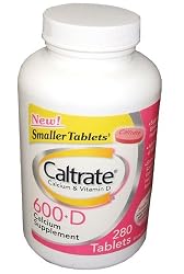 Caltrate Calcium and Vitamin D Calcium Supplement 280 Tablets per Bottle