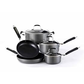 Hamilton Beach 95012 Nonstick Anodized Signature 8 Piece Set