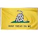 Dont Tread on Me YELLOW (Gadsden) Flag - 3x5 foot Poly