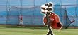 BaseHit & PowerAlley System Real Ball Pitching Machine & 22 x 12 x 10 Home Batting Cage Combina