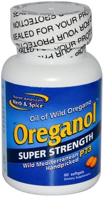 North American Herb and Spice Oreganol Oil of Oregano Super Strength - 60 Softgels - North American Herb and Spice