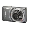 Olympus Mju-7010 Digitalkamera (12 Megapixel, 7-fach opt. Zoom, 6,9 cm (2,7 Zoll) Display, Bildstabilisator, AF-Verfolgung) Titanium Grey