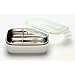 Steeltainer Leak-proof Stainless Steel Compact Size Container (White)