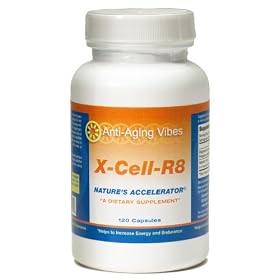 Anti-Aging Vibes X-Cell-R8 Energy Nutrition Supplement, 120 Capsules by 