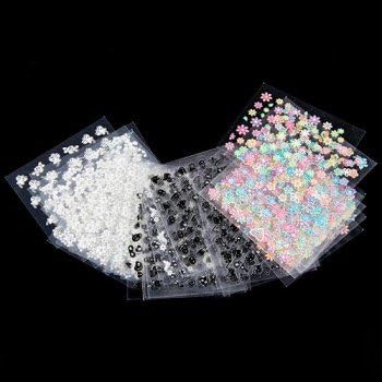 50 Sheets MIX Finger Toe Nail Art Decoration Flower Sticker Decal DIY
