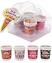 Ice Cream Set of 4 Flavoured Lip Balm Pots