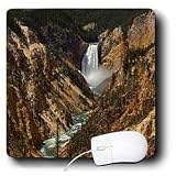 Sandy Mertens Wyoming State - Lower Falls Yellowstone National Park - Mouse Pads