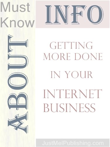 41WJlxpMpSL. SL500  internet home business: Getting More Done In Your Internet Business