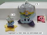 41WJmAHSmwL. SL160  Nintendo Kirby Keychain SET of 2 ICE Kirby