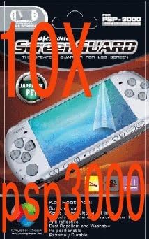 10x LCD screen protector for Sony PSP 3000,NEW IN original PACKAGE AS PICTURE!Package Included: 10x Screen protector 10x Antistatic cleaning cloth
