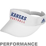 NCAA adidas Kansas Jayhawks Spring Camp Ace Adjustable 2012 Sideline Visor - White