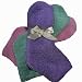 PURPLE MINT PINK 3 PACK SOLID COLOR SLEEPER FUZZY SOCKS