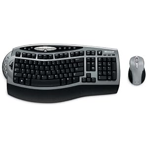 4GC00002 - Microsoft Wireless Laser Desktop 4000 Keyboard - Wireless - Mouse - Wireless