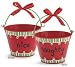 Set of 2 Naughty or Nice Pails Christmas Santa's List