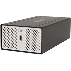 Galaxy METAL GEAR 3500MGB-RAID/BLK Aluminum 2-Bay 3.5 inch Black SATA to USB 2.0 & 1394 External Enclosure - Retail
