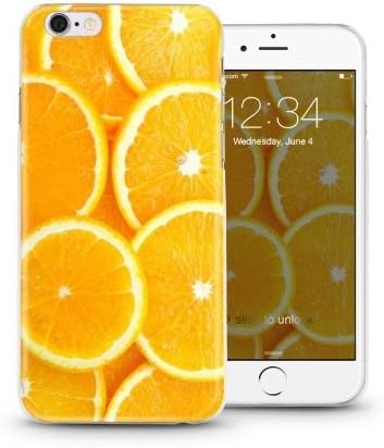 iPhone 6 Case, MRTEC iPhone 6 (4.7 inch) Case Slim Soft TPU Mobile Phone Cases UV print with Summer Fresh Fruits Design Cell Phone Case (Orange)
