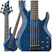 ESP LTD B-155DX 5-String Bass Guitar See-Thru Blue