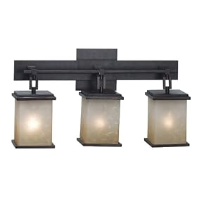 Kenroy Home 3374 Plateau 3-Light Vanity, Oil Rubbed Bronze