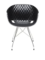 Metalmobil Silla Unika-596 Negro/cromo