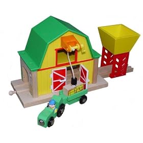Maxim Electronic Farmer Mac's Wooden Barn Train by 