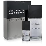 L'eau d'Issey Intense by Issey Miyake Pour Homme 2 Piece Set Includes: 4.2 oz Eau de Toilette Intense Spray + 0.5 oz Eau de Toilette Spray