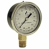 American Granby 0-100# Liquid Filled Pressure Gauge