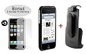 Seidio Innocase II Surface Combo for Apple iPhone 3G, 3GS - Black. Includes the Innocase II and Innocase Holster + 3 Reusable Screen Protectors (Generic)