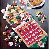 Bucilla Santa's Toy Shop Advent Calendar Felt Applique Kit 11
