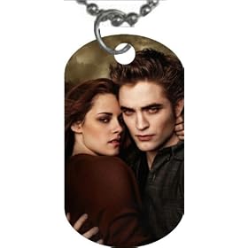 New Moon Twilight Sage Edward and bella dog tag, dogtag #3(edward cullen and bella swan, robert pattinson, bella swan)