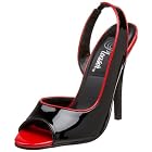 Pleaser Women's Seduce-117 Peep Toe Ankle Wrap Sandal