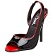 Pleaser Women's Seduce-117 Peep Toe Ankle Wrap Sandal