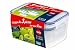 Emsa CLIP & CLOSE Frischhalte-Set 503504, 3-teilig (0,45L, 0,9L, 2,4L)