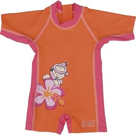 mayo Parasol - Combinaison Anti-UV Fille Diabolo Mangue 10eme anniversaire - 3-4 ans