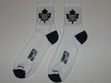TORONTO MAPLE LEAFS Teen & Adult Acrylic and Stretch Nylon Logo CREW SOCKS (SIZE 8-13)