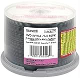 MAXELL 635129/638022 PRINTABLE DVD-RS (50-CT SPINDLE)