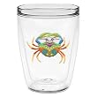 Colorful Caribbean Crab 16 oz Insulated Beverage Tumbler, Clear