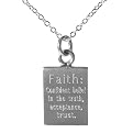 Sterling Silver Faith Pendant