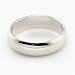 10K White Gold Wedding Bands 5mm half round