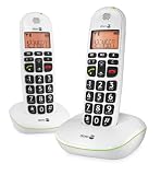 Doro PhoneEasy 100W Twin DECT Cordless Phone - White