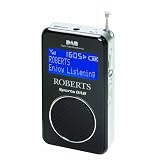 Roberts Sports DAB/FM RDS Personal Digital Radio with Loudspeaker - Blackby Roberts Radios