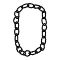 Beaded Link Necklace - Black